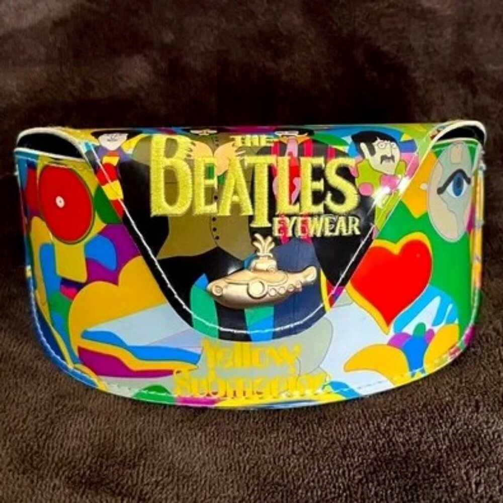 Beatles Yellow Submarine Collectible Glasses Case - Like New!